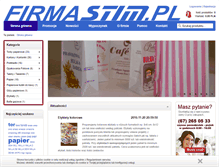 Tablet Screenshot of firmastim.pl